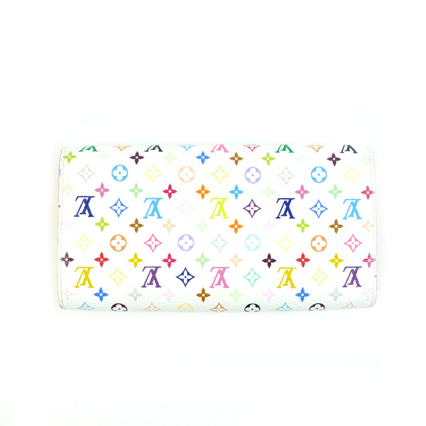 Louis Vuitton Multicolore Monogram Pattern Insolite Wallet - White