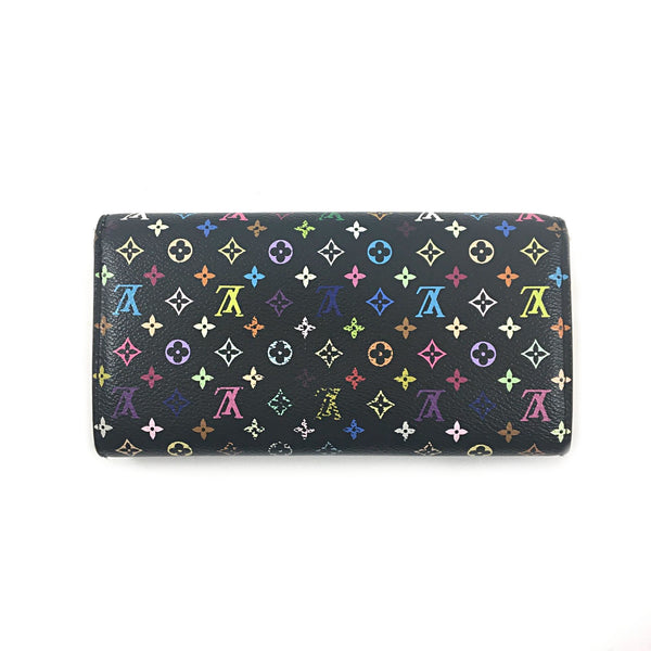 Louis Vuitton Black/Grenade Monogram Multicolor Zippy Wallet