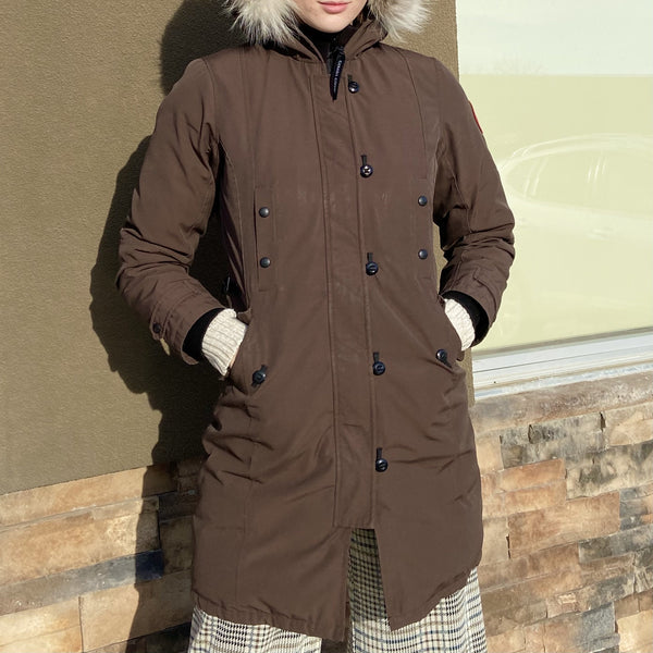 Canada goose kensington parka cheap beige