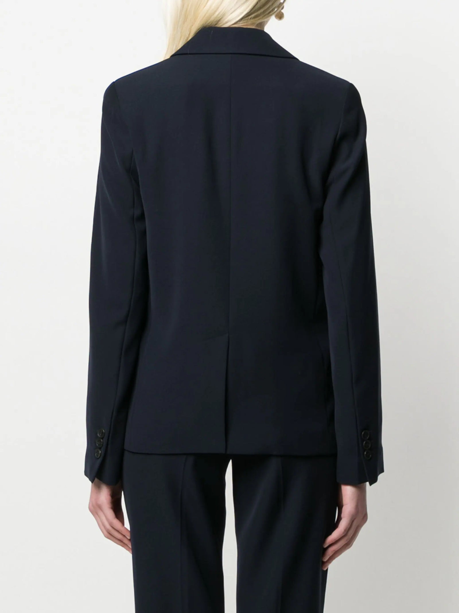 Tailored Single-Button Blazer