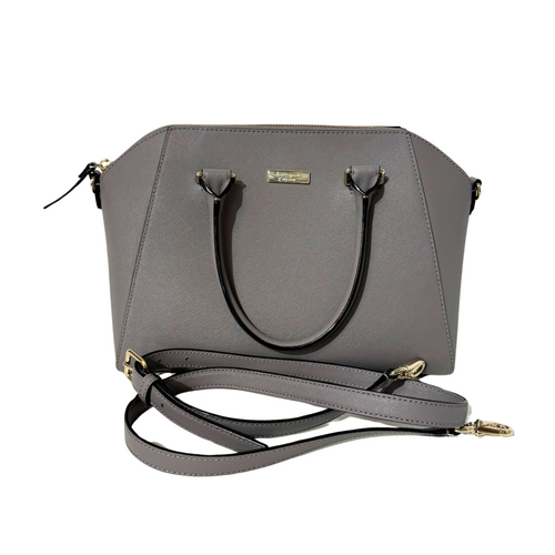 Grey Top Handle Bag