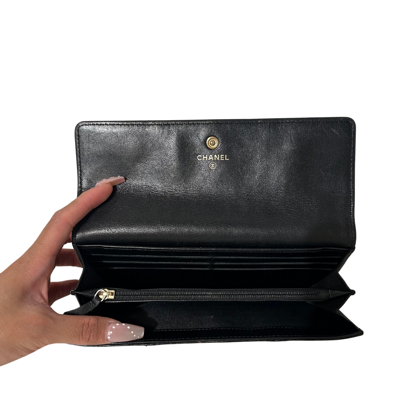 Python Leather Continental Wallet