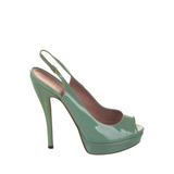 Patent Leather Slingback Pumps 38.5