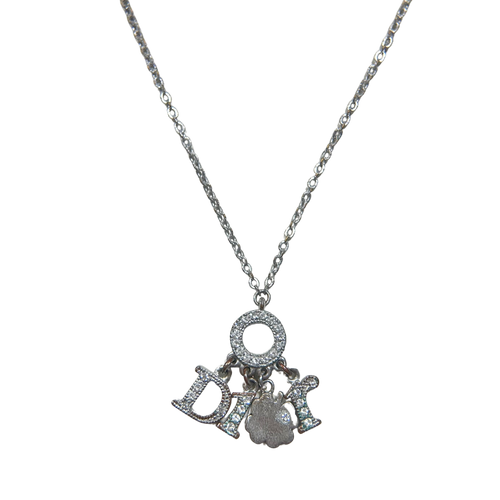 Crystal Charm Pendant Necklace