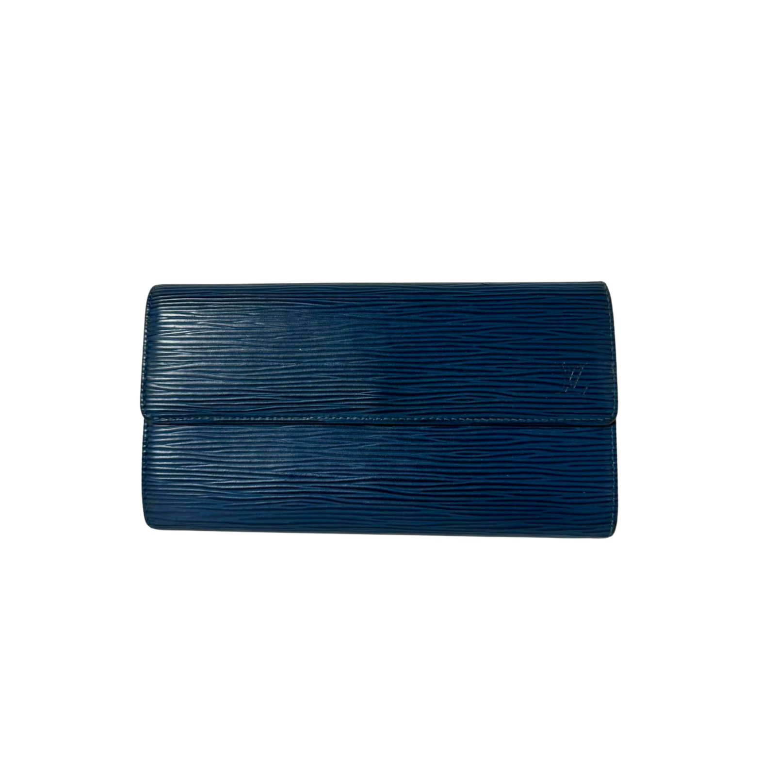 Epi Leather Wallet Blue