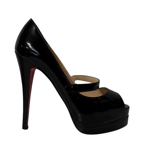 Black Patent Heels 36