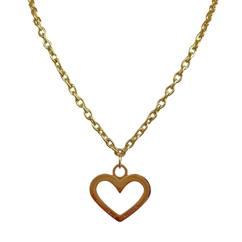 Open Heart Pendant Necklace