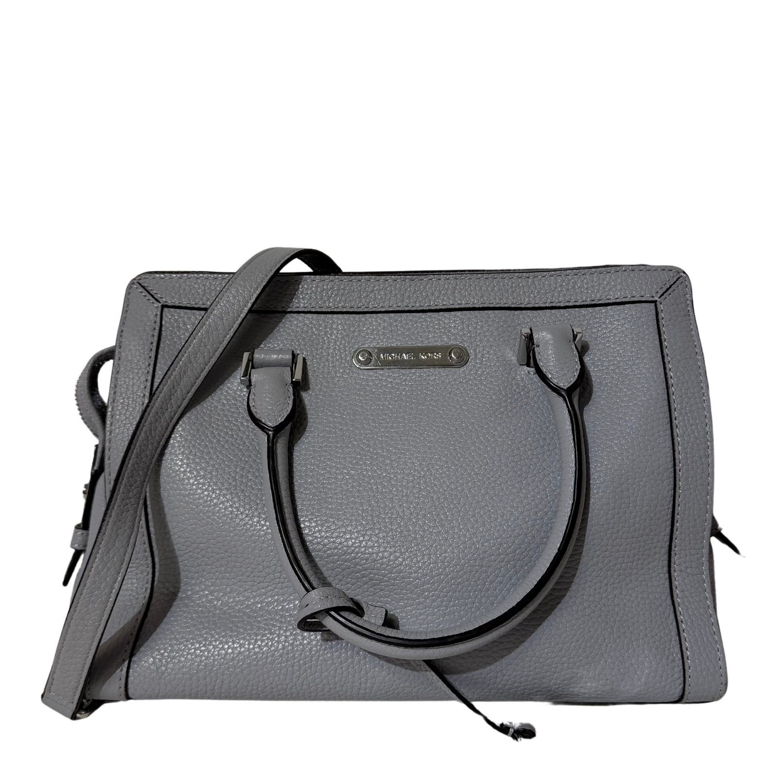 Gray Satchel Bag