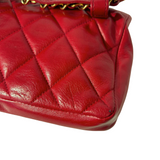 Chanel Quilted Envelope Belt Bag in Red