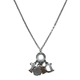 Crystal Charm Pendant Necklace