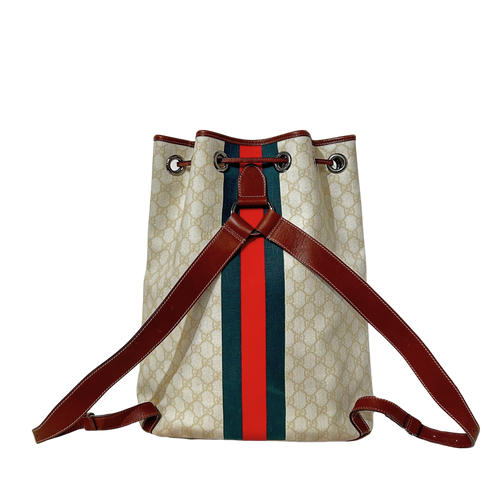 GG Coated Canvas Backpack