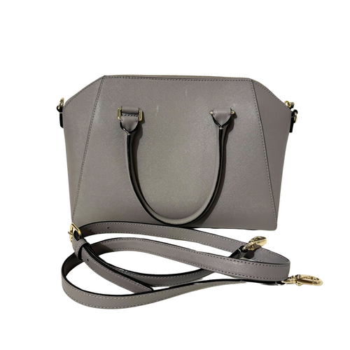 Grey Top Handle Bag