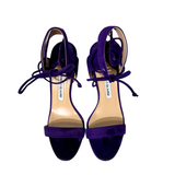 Purple Suede Heels - 37