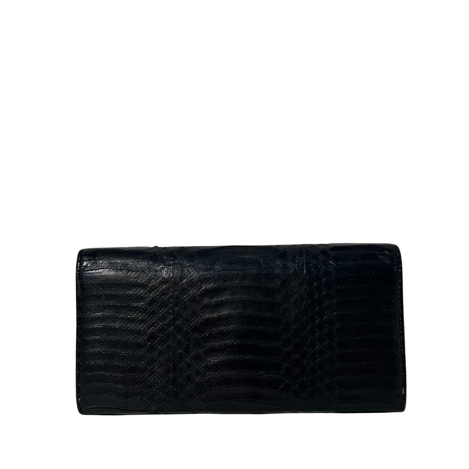 Python Leather Continental Wallet