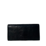 Python Leather Continental Wallet