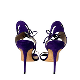 Purple Suede Heels - 37