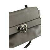 Sofia Leather Handbag - Grey