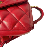 Chanel Quilted Envelope Belt Bag in Red