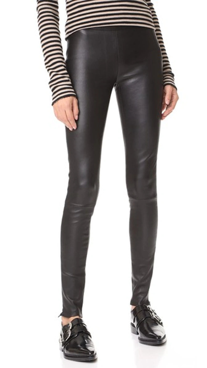 Navi Leather Pants