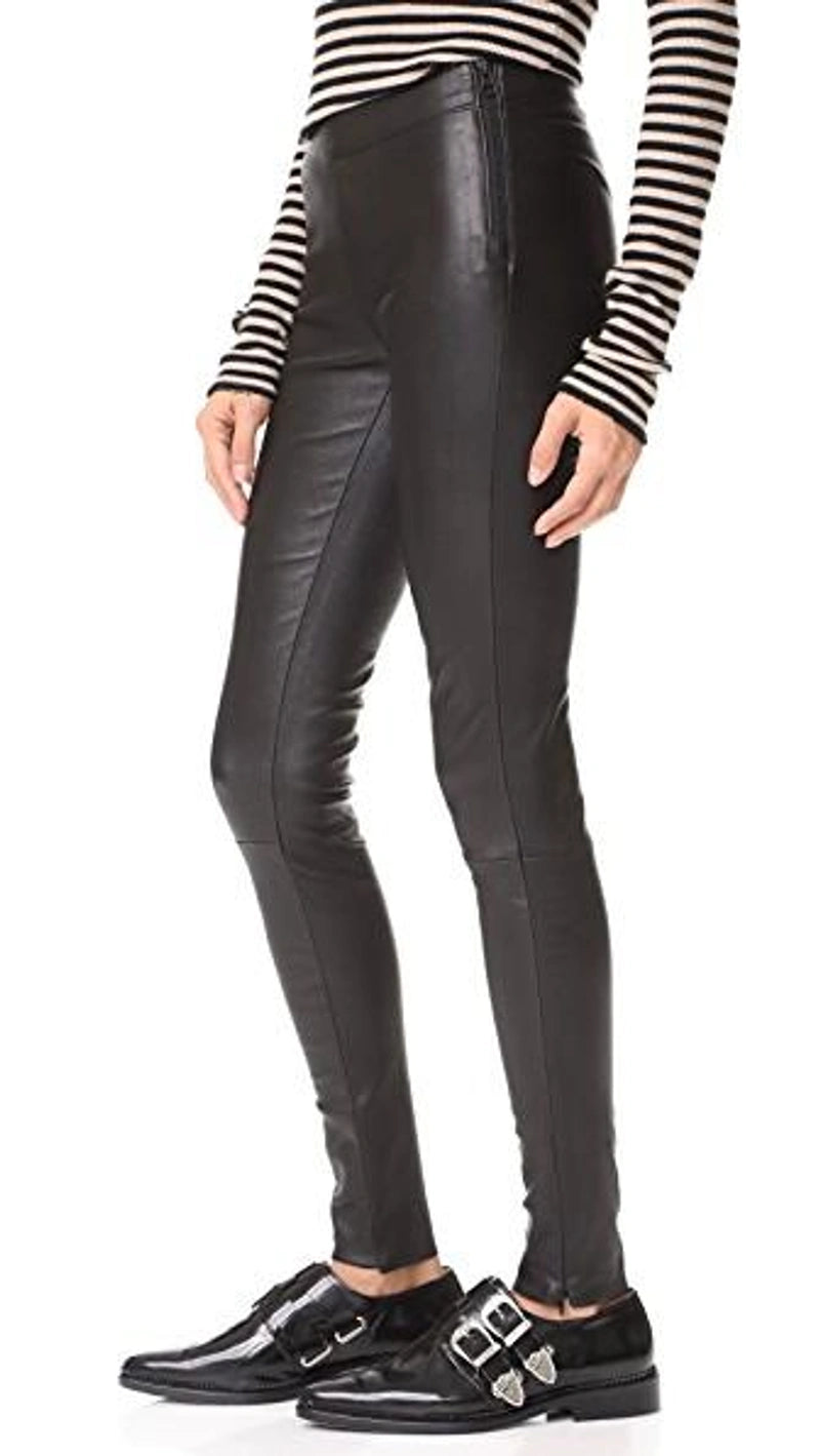 Navi Leather Pants