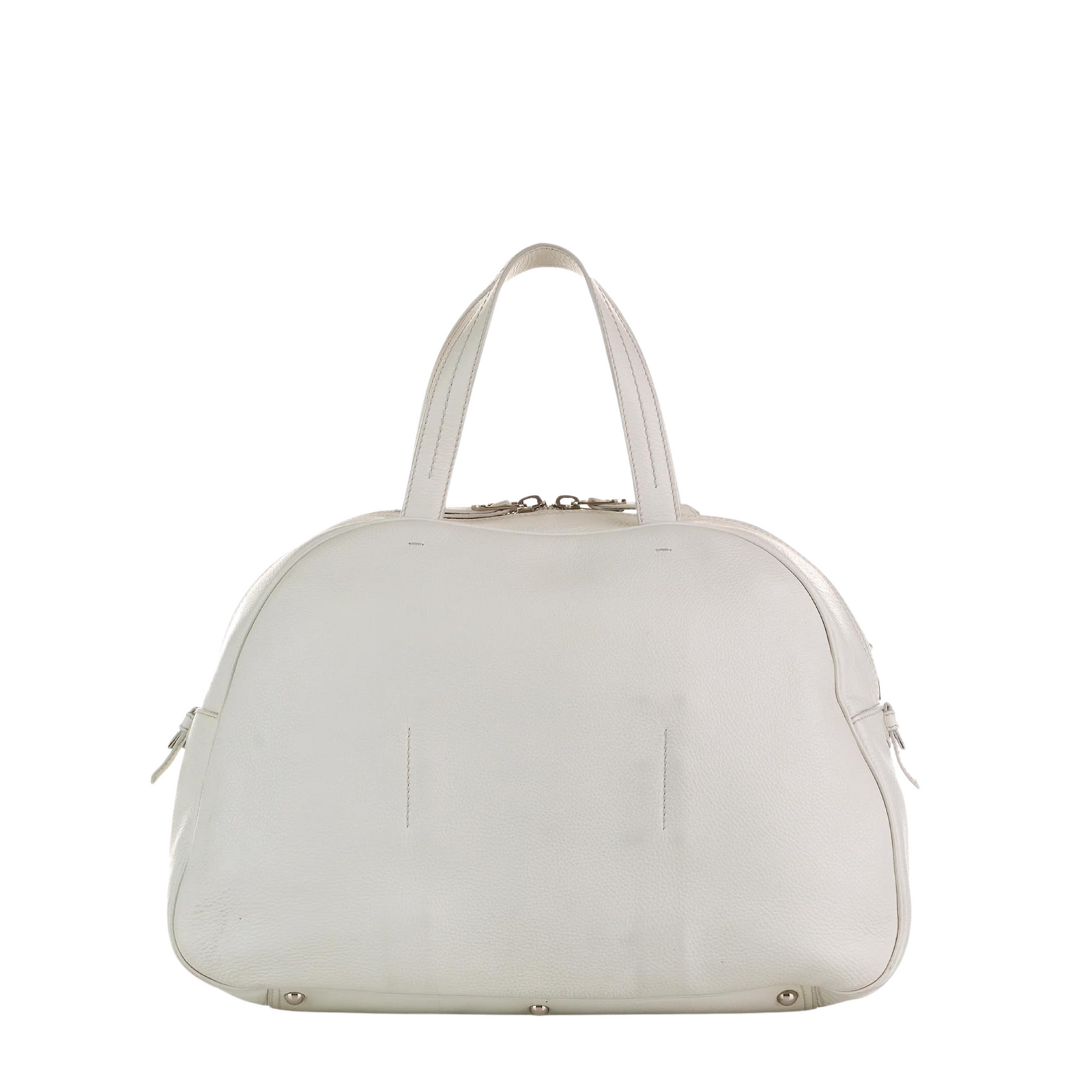 White Sac Y-Bow Shoulder Bag