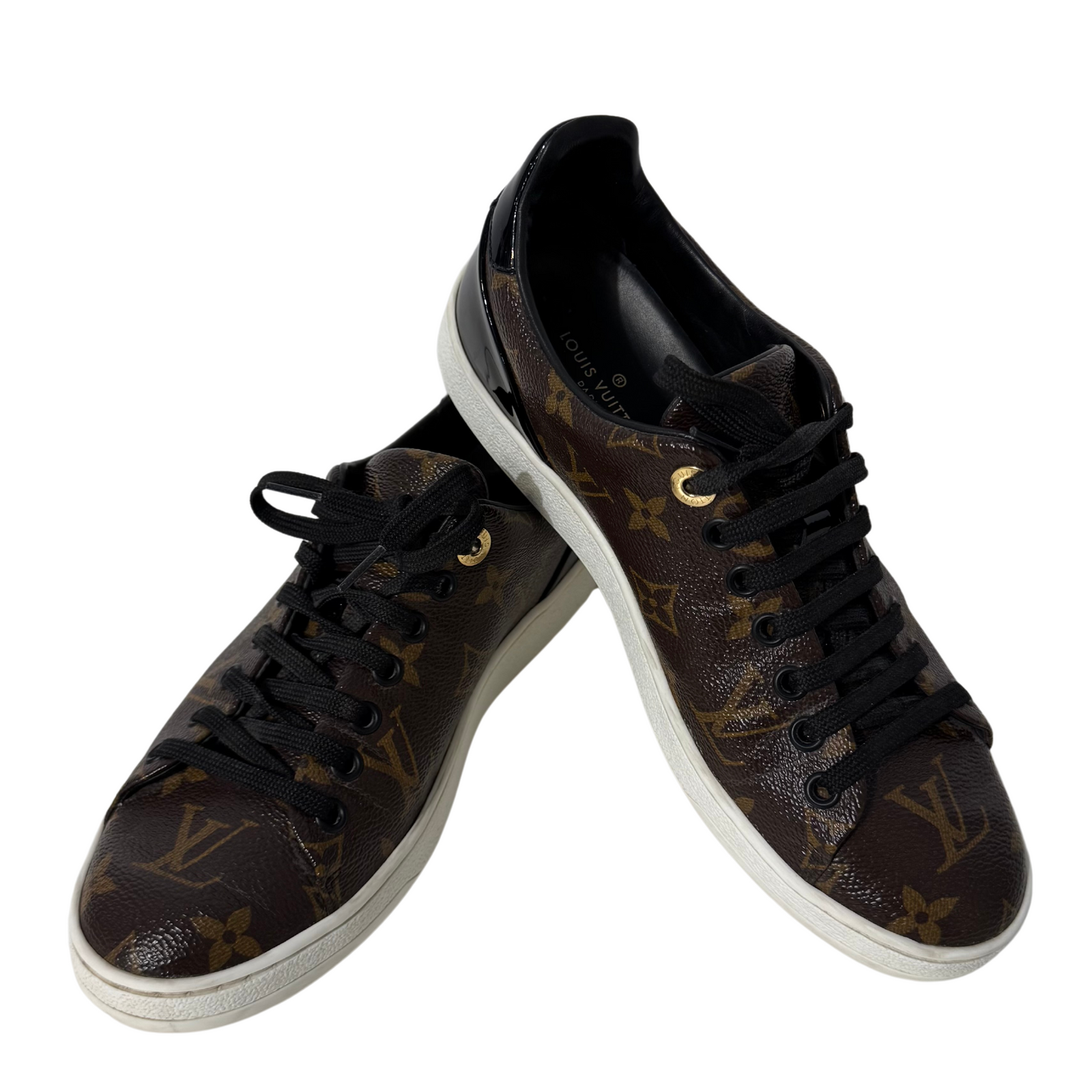 Patent Monogram Frontrow Sneakers 36.5