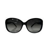 Black Round Glasses with Sparkle Bows on Temple