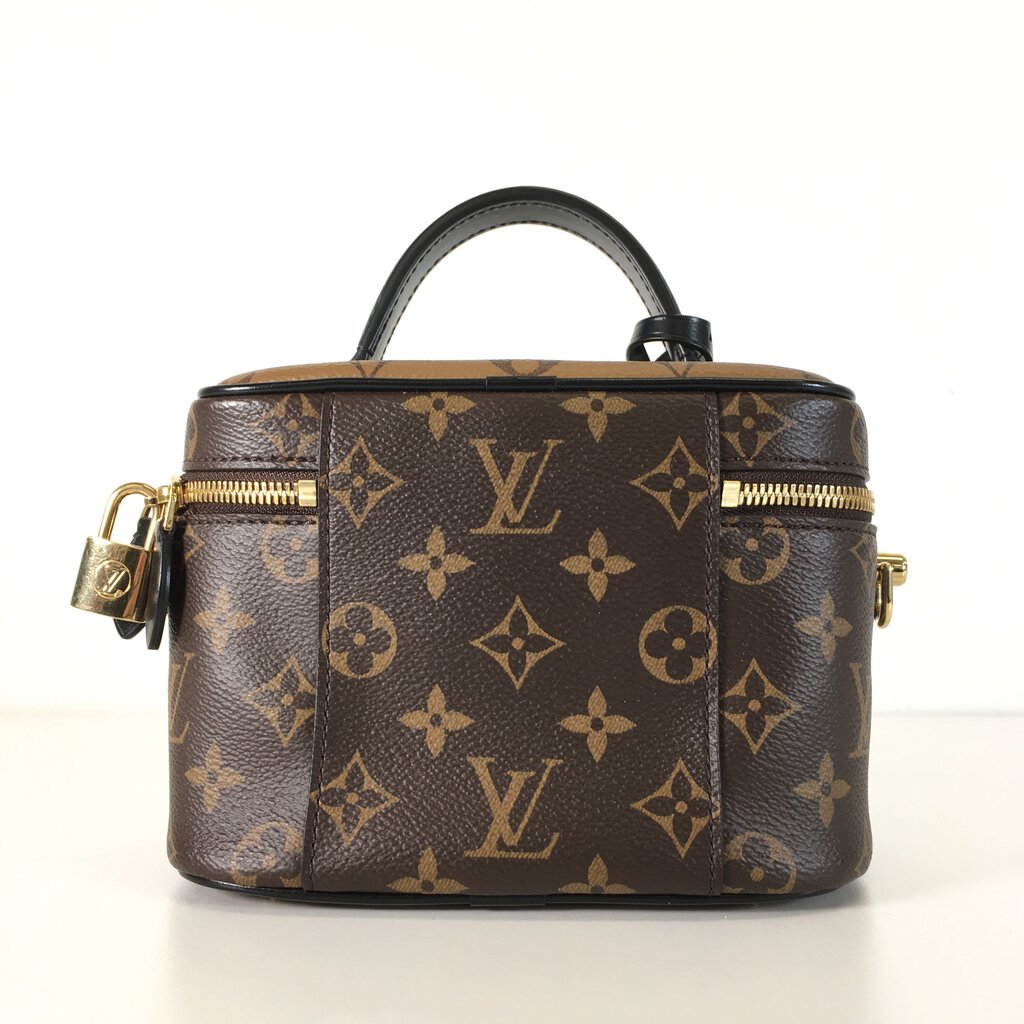 Louis Vuitton Vanity PM Bag Monogram Reverse Canvas