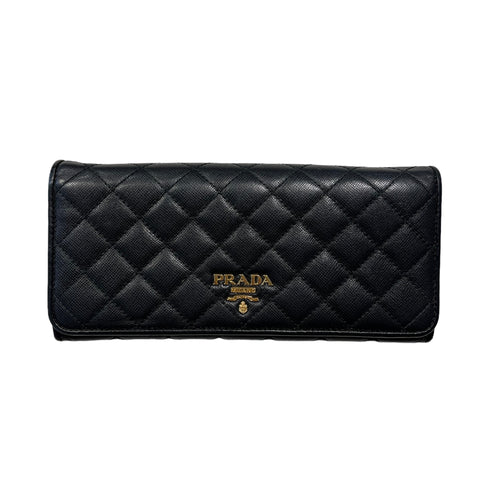 Saffiano Embossed Flap Wallet