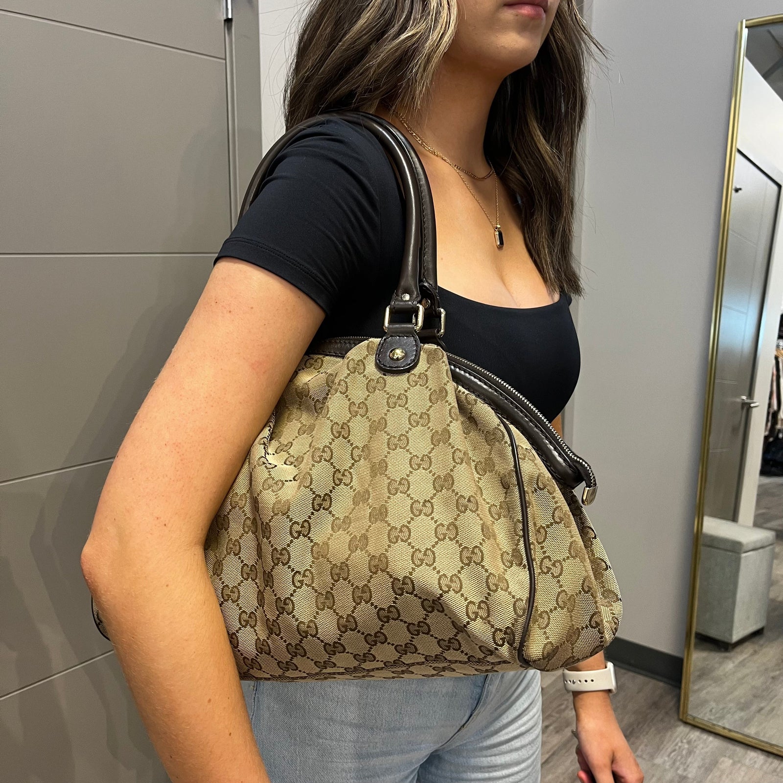 GG Monogram Canvas Bag