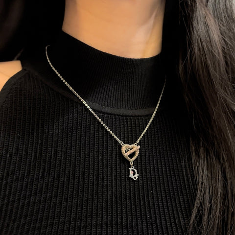 🟢LOUIS VUITTON LV Repurposed Circle Pendant Necklace Chain in