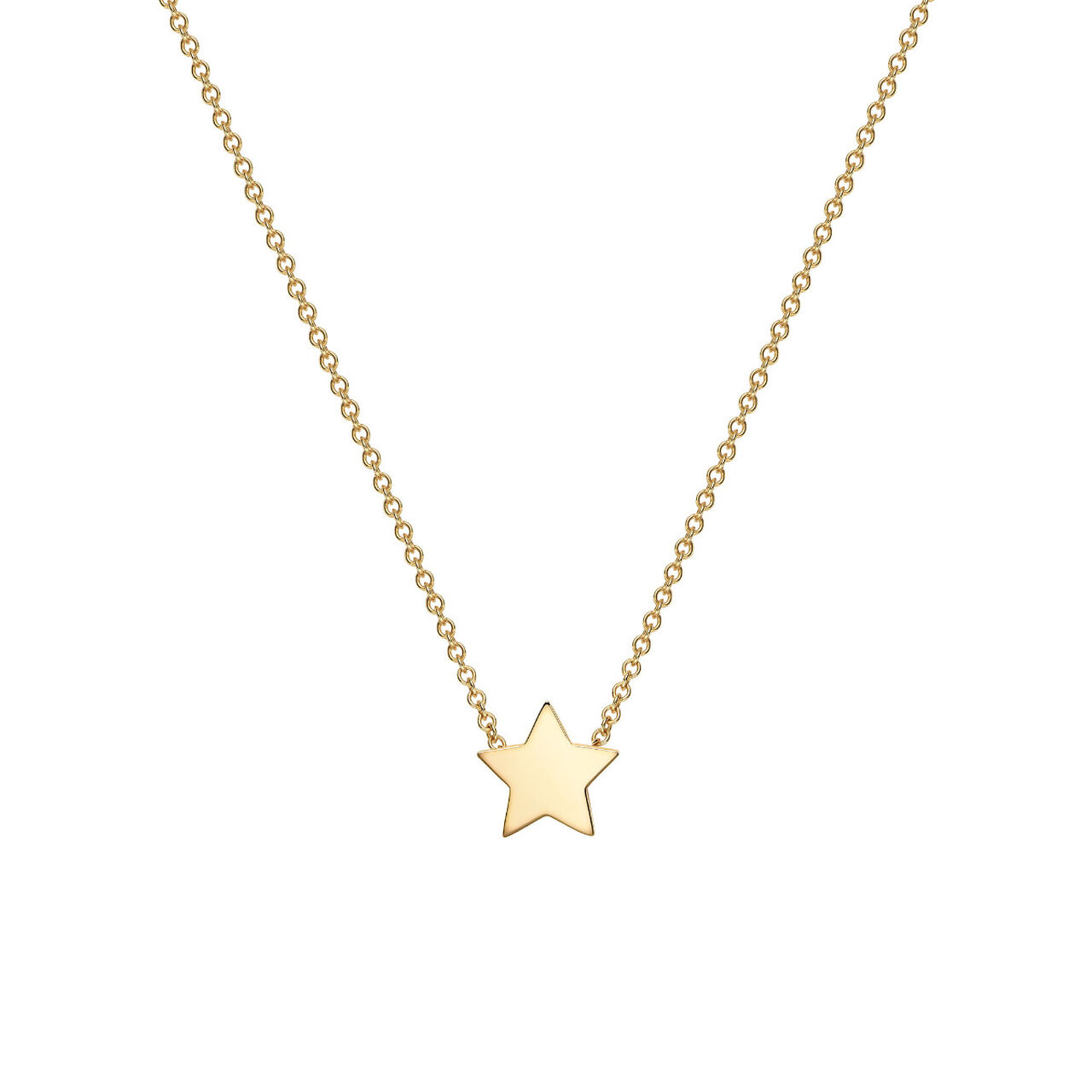 Yellow Gold Star Pendant