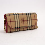 Haymarket Check Henley Wallet with Chain