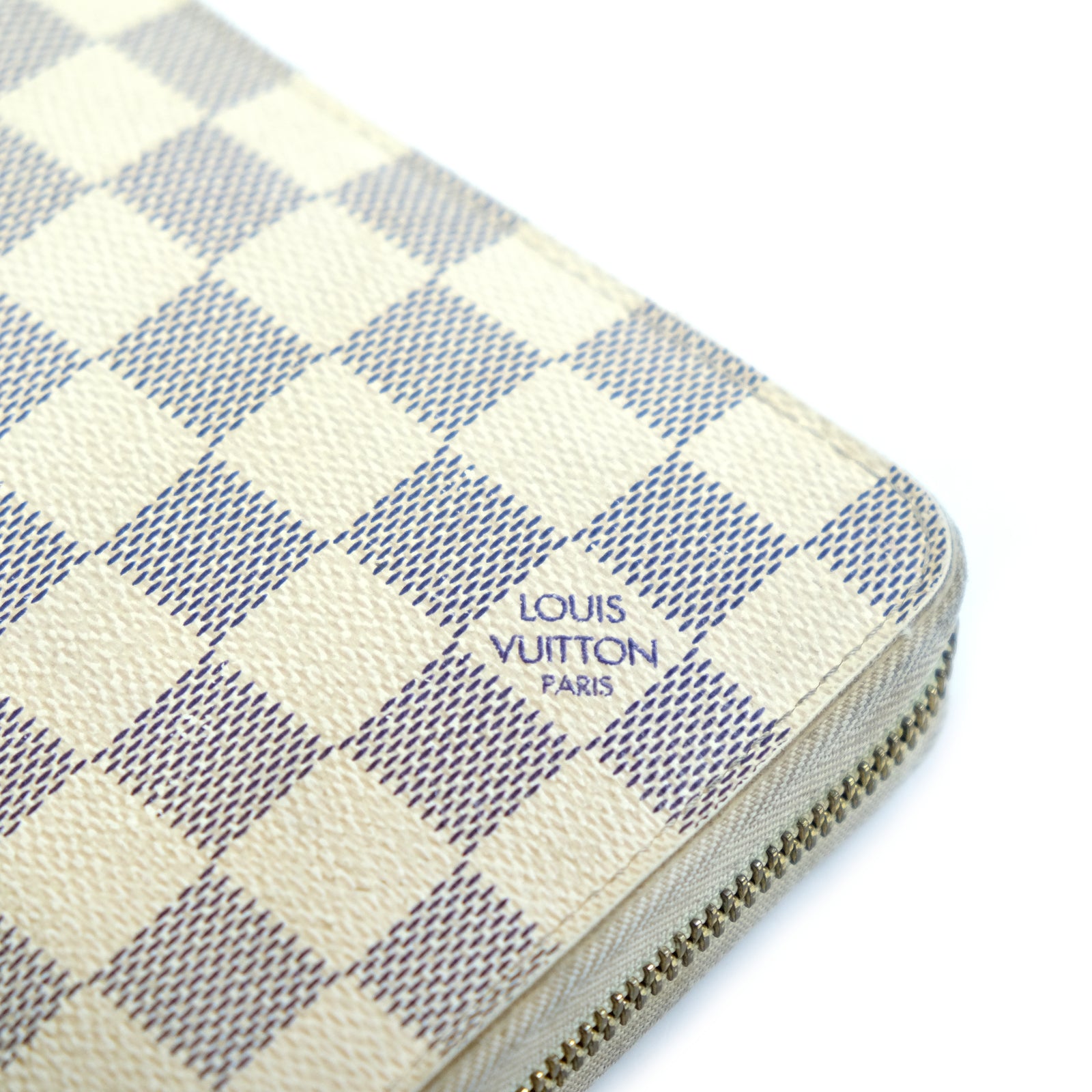 Louis Vuitton Damier Azur Canvas Zippy Organizer Wallet