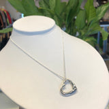 Open Heart Pendant Necklace