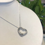 Open Heart Pendant Necklace