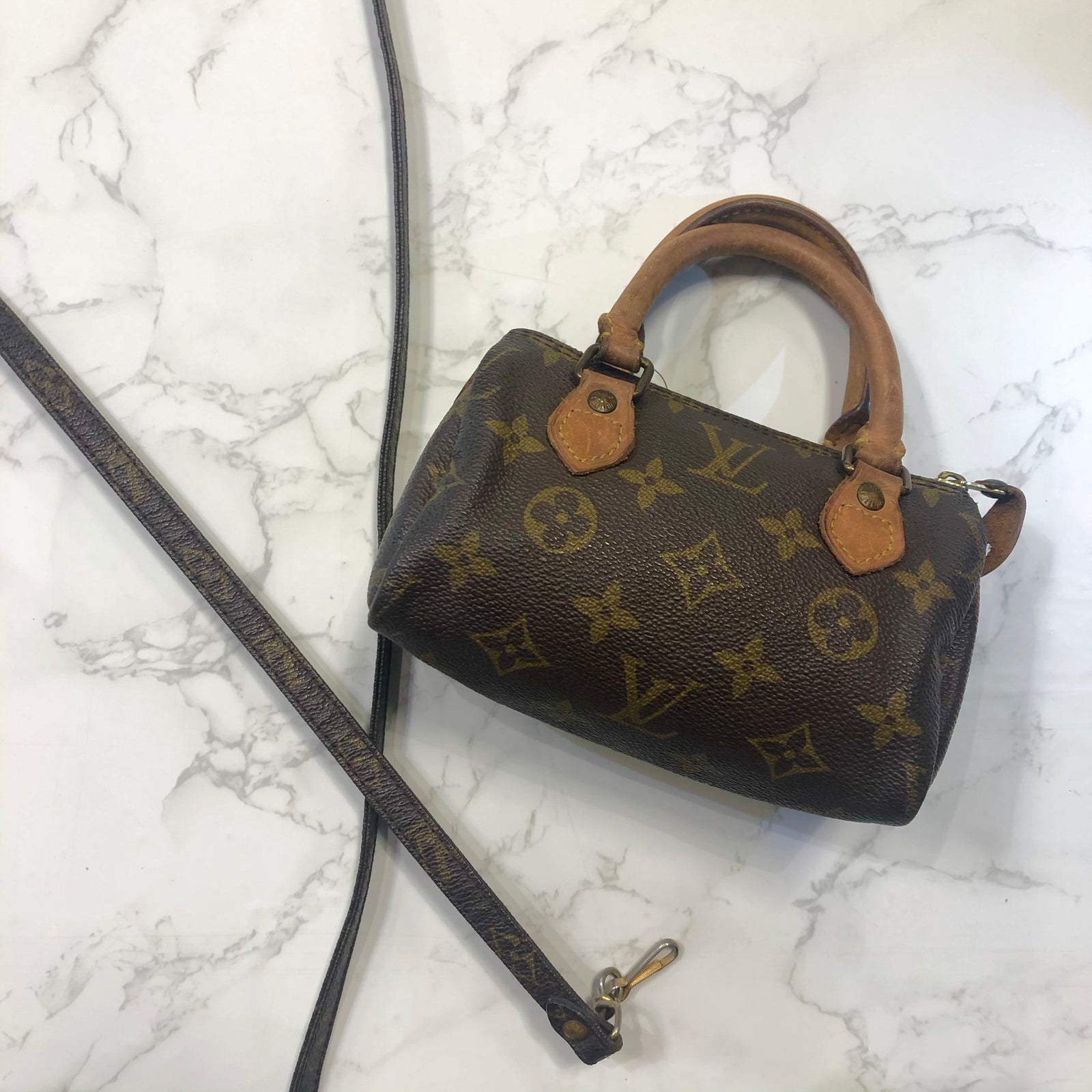 Louis Vuitton Monogram Mini Sac HL Speedy Bag