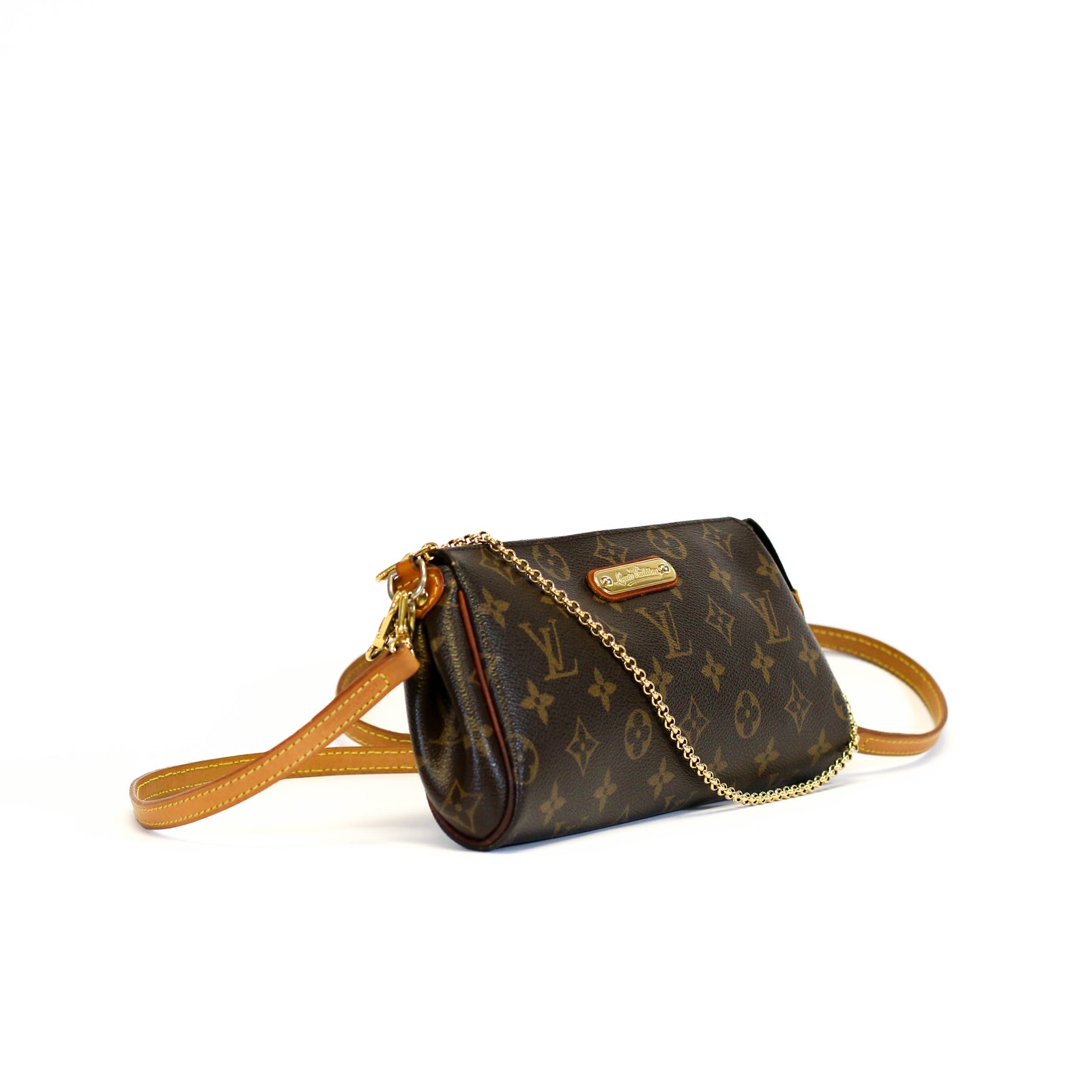Louis Vuitton Monogram Eva Pochette - Brown Crossbody Bags, Handbags -  LOU797096
