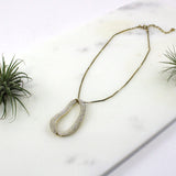 Gold Large Pendant Necklace