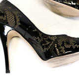 Black Lace Pumps