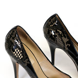 Black Lace Pumps