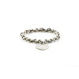 Heart Tag Chain Bracelet