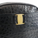 Embossed Leather Shoulder Bag