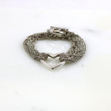 Mesh Heart Bracelet