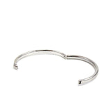 Silver Crystal Bangle