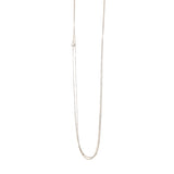 Signature Silver Lariat Necklace