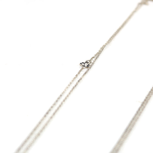 Signature Silver Lariat Necklace