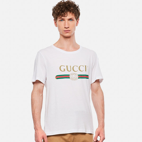 Unisex Oversize T-shirt with Gucci logo – Loom & Magpie Boutique