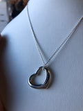 Open Heart Pendant Necklace