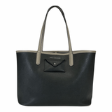 Black and Beige Tote